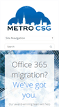 Mobile Screenshot of metrocsg.com